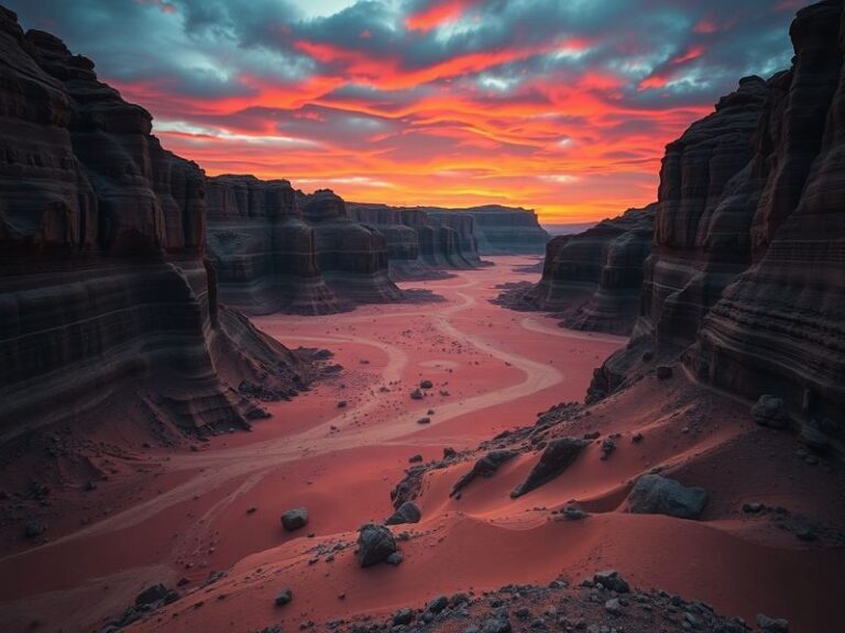 A cinematic shot of Crimson Desert’s protagonist in a desert wasteland, holding a glowing sword, with a UI overlay displaying