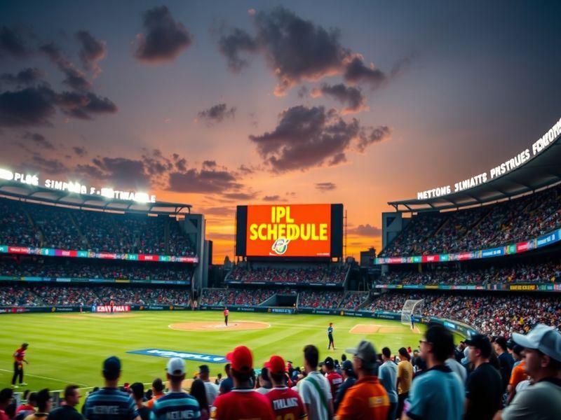 ipl schedule