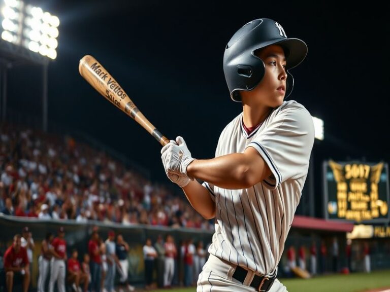 A focused action shot of Mark Vientos mid-swing at Citi Field, bat blurred in motion, wearing the Mets' navy and orange unifo