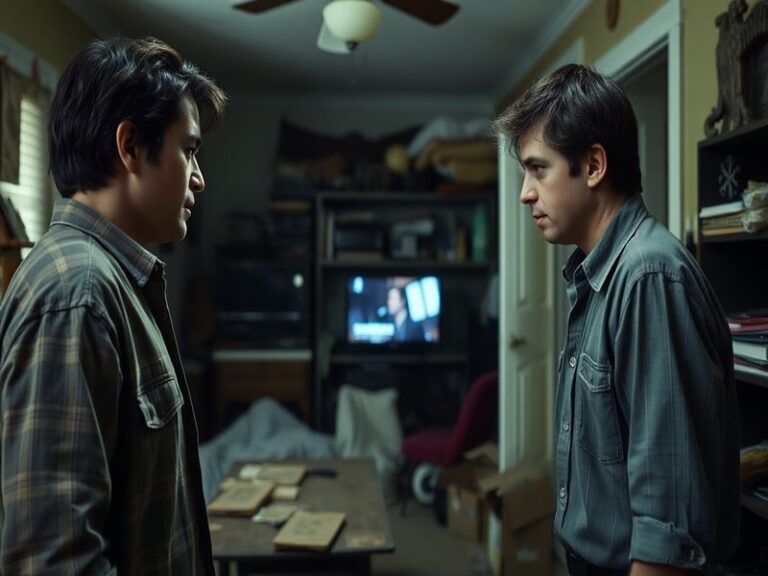 A split-screen image showing two contrasting scenes: one from a critically acclaimed Season 4 (e.g., Breaking Bad’s tense sta