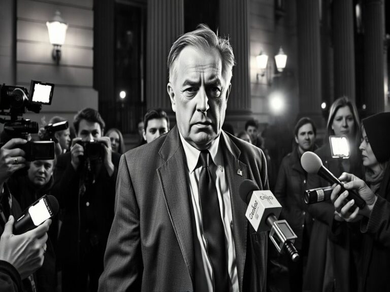 A shadowy figure in a trench coat standing against a backdrop of digital binary code, with faint outlines of world maps and s