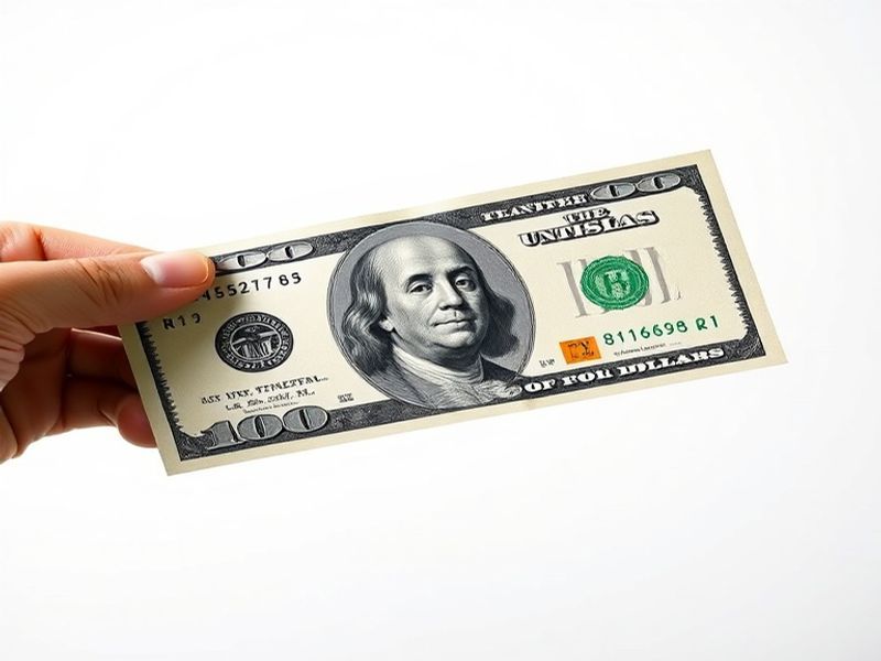 A close-up of a U.S. hundred-dollar bill partially overlapping with a world map, symbolizing the dollar's global influence. T