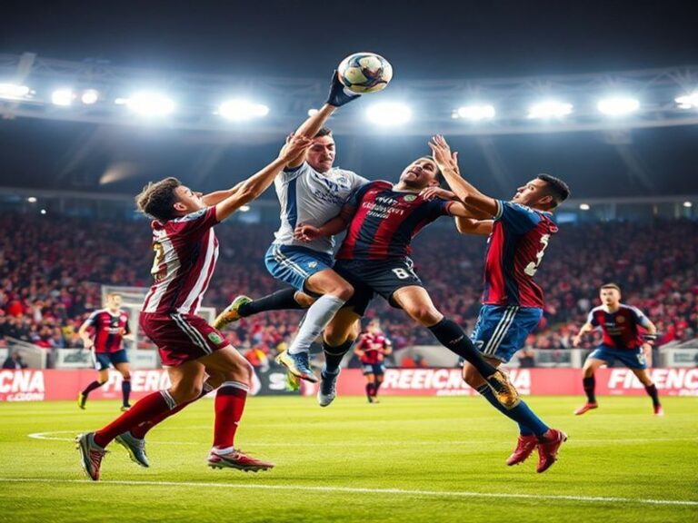 A vibrant stadium scene during a Cremonese vs Bologna match, with fans waving scarves and banners. The atmosphere is electric