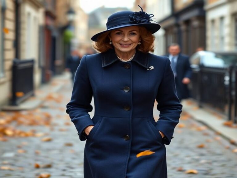 A professional portrait of Sophie, Duchess of Edinburgh, in a formal setting, wearing a tiara and royal attire, with a subtle