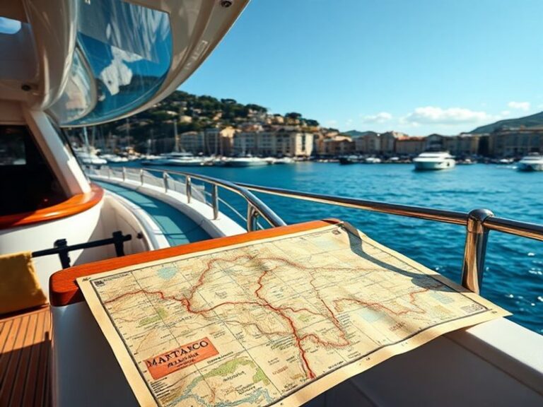 A vibrant stadium atmosphere showing Monaco and Marseille players in action, with the Stade Louis II and Vélodrome visible in