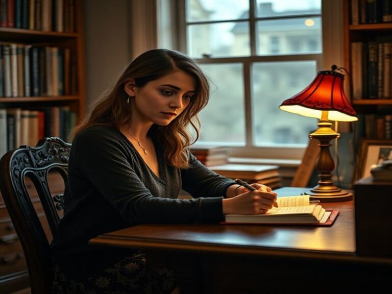 A dynamic action shot of Lauren Coughlin mid-swim in a competitive pool, surrounded by blurred spectators. She wears a high-t