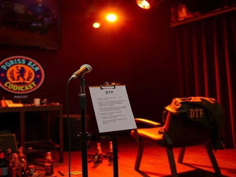 A stylized promotional image of the DTF St. Louis series set against the backdrop of St. Louis landmarks like the Gateway Arc