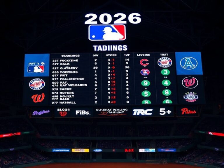 MLB Standings 2026 Dave s Locker