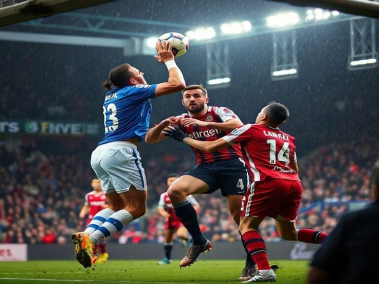 A mid-action shot of a Championship football match between Swansea City and Middlesbrough. The image shows players in blue an