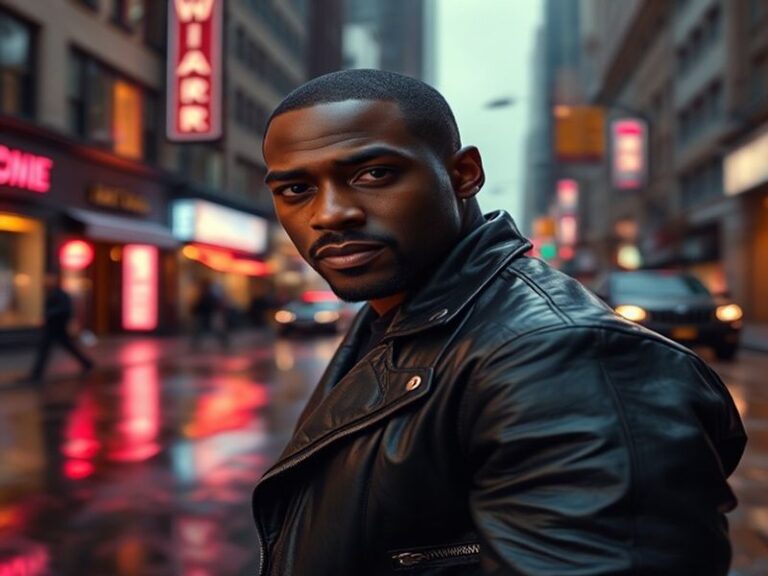 A professional portrait of Shemar Moore in a suit, set against a neutral background with soft lighting, conveying confidence