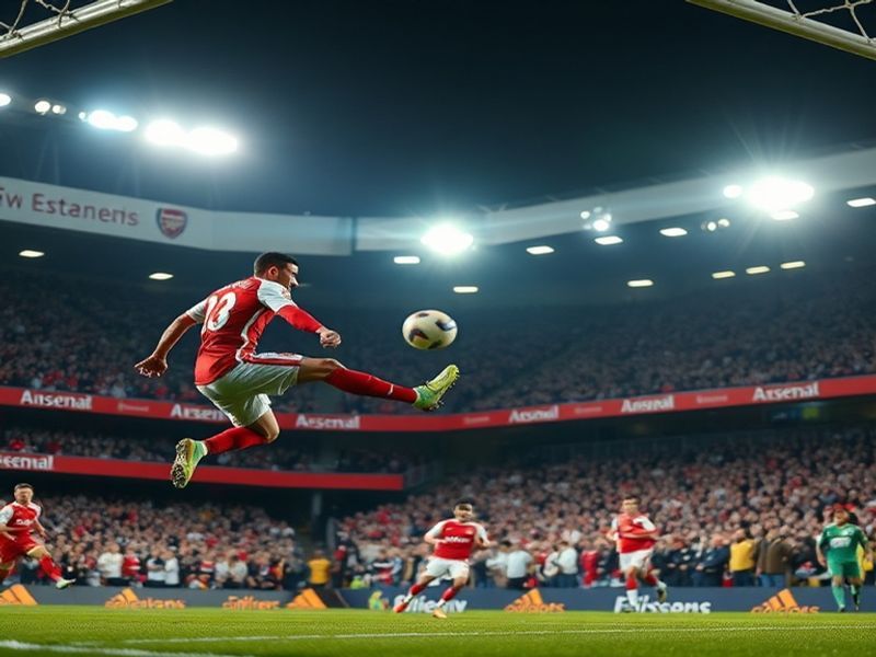 A split-screen image showing Sporting CP’s youth academy players in action at Alcochete on one side, and Arsenal’s first team