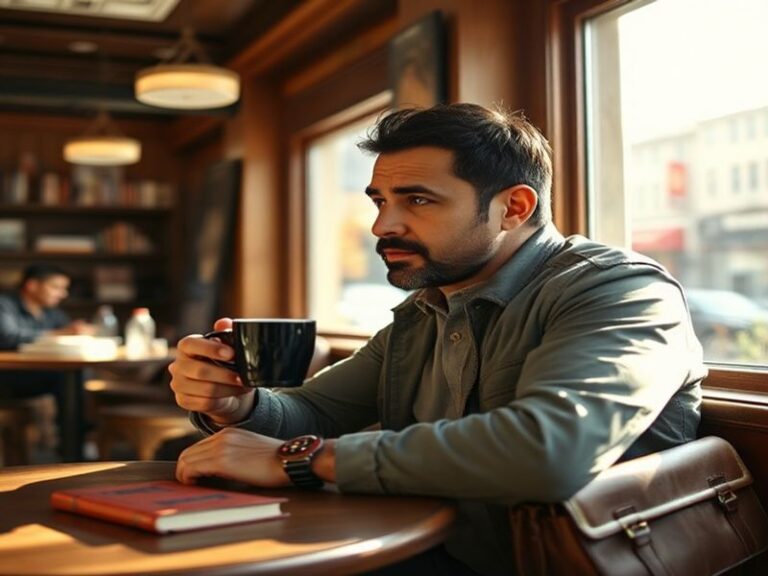 A dynamic portrait of David Martínez in a modern office setting, surrounded by digital screens displaying athlete profiles an
