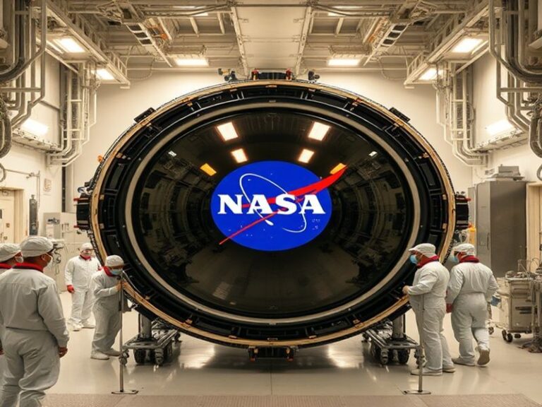 A high-resolution photograph of the Artemis 2 crew in their Orion spacecraft, with Earth visible through the window, showcasi