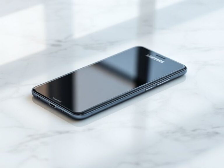 A sleek Samsung Galaxy S23 Ultra displayed against a minimalist white background, with the device slightly angled to showcase