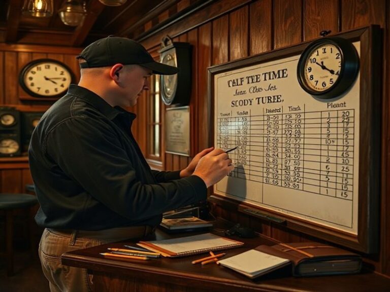 A panoramic view of Augusta National’s 18th green during the Masters, showcasing the iconic setting, blooming azaleas, and a