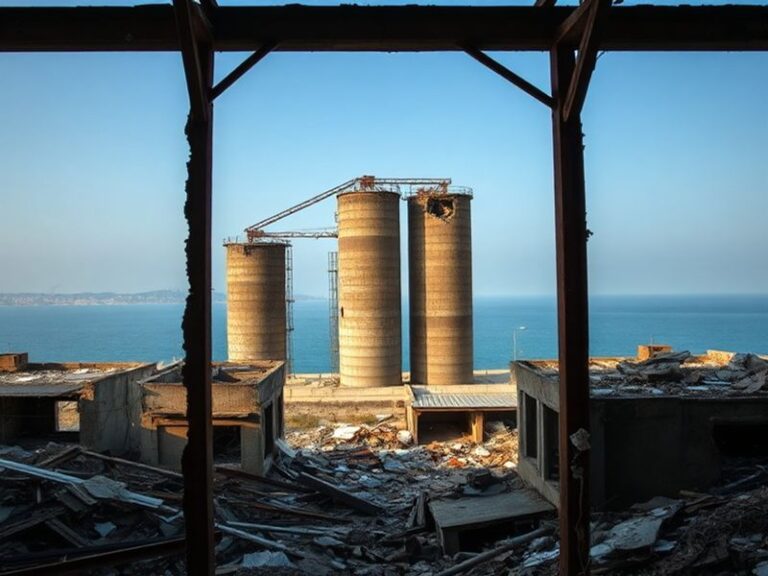 A bustling street in Beirut showcasing a mix of modern cafes and historic architecture, with people enjoying the vibrant atmo