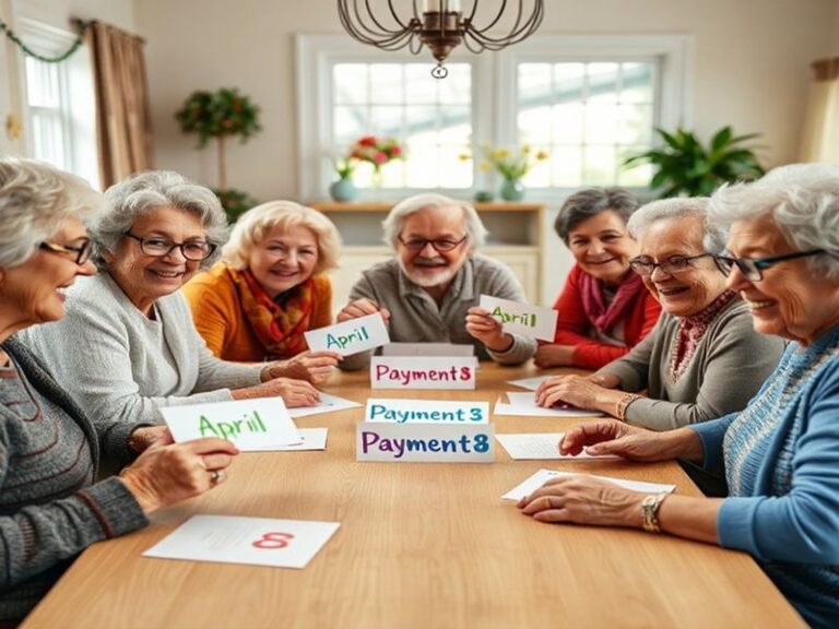 An illustration showing diverse individuals receiving Social Security payments, set against a backdrop of iconic global landm