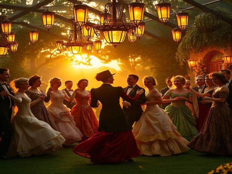 A vibrant scene from the Merrie Monarch Festival at Edith Kanakaʻole Stadium in Hilo, Hawaii. Dancers in traditional hula att
