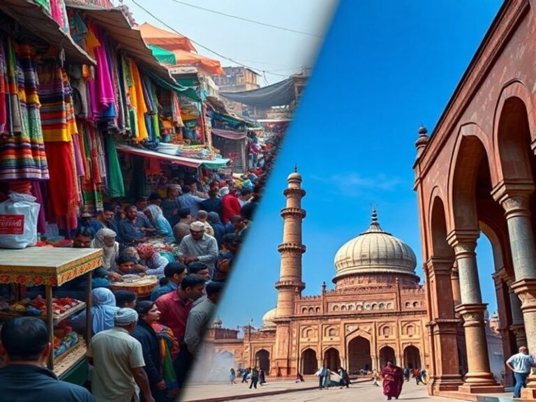 A vibrant stadium atmosphere with LAH and ISL fans side by side, Messi in an Inter Miami jersey clashing with LAFC players in