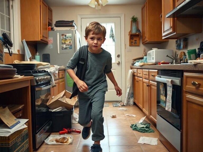 A split-screen image of Malcolm sitting at a classroom desk with a frustrated expression on one side, and a global map with h