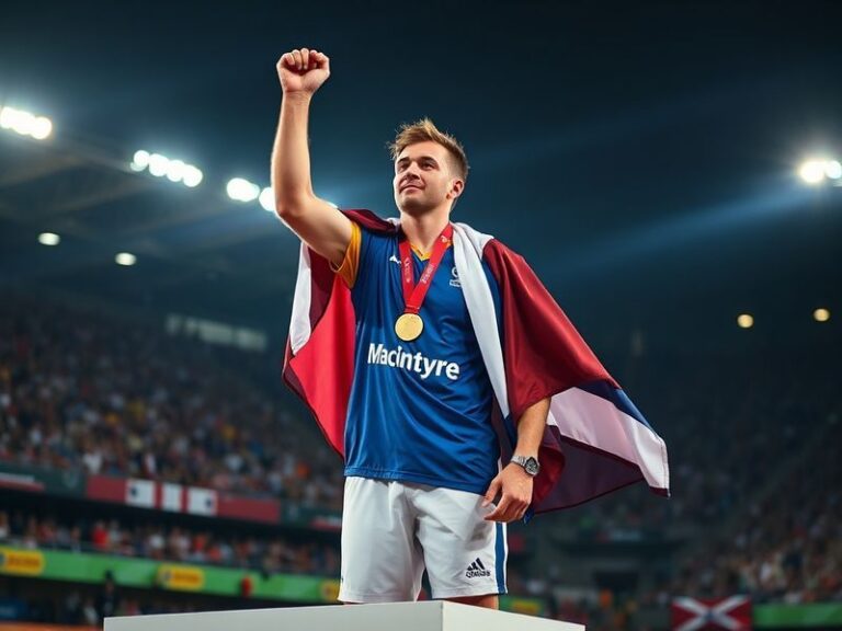 A vibrant photo of three neurodivergent athletes competing in adaptive cycling, wearing helmets and bright jerseys, with a su