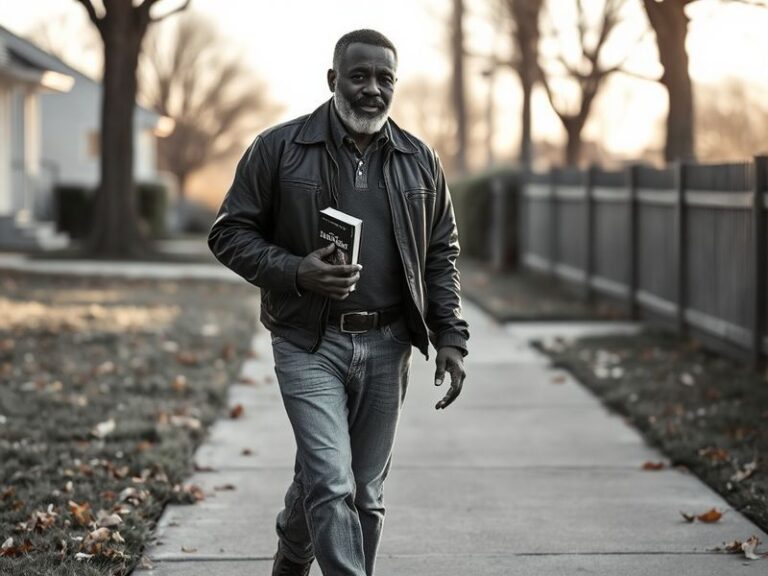 A black-and-white photograph of Kenny Moore mid-stride during a marathon, wearing a racing singlet and bib, with a focused ex
