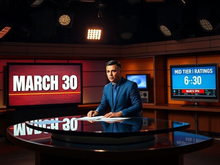 A split-screen image showing a modern living room with a television displaying a news broadcast, juxtaposed with a smartphone