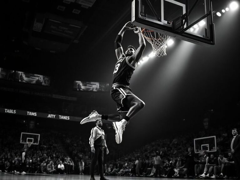 A dynamic photo of Justin Pippen in a casual setting, wearing a stylish streetwear outfit, possibly holding a basketball or g