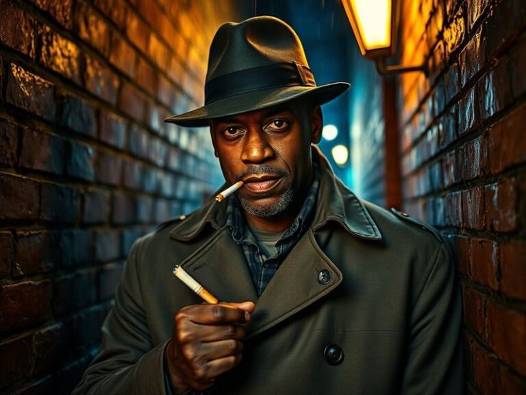 A portrait of Denzel Aberdeen in a stylish, neutral-toned setting with warm lighting. He is wearing a tailored blazer over a