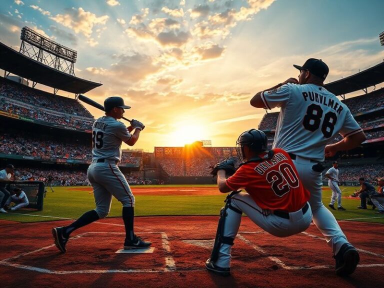 A split-screen image featuring iconic moments: Willie Mays’ catch for the Giants and Cal Ripken Jr.’s home run for the Oriole