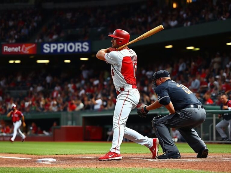 A vibrant Fenway Park scene during a Red Sox vs. Cardinals interleague game, featuring the Green Monster in the background, C