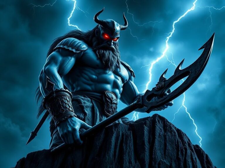 A vibrant digital illustration of Danhausen’s neon-green-haired character mid-laugh, surrounded by floating comic panels and