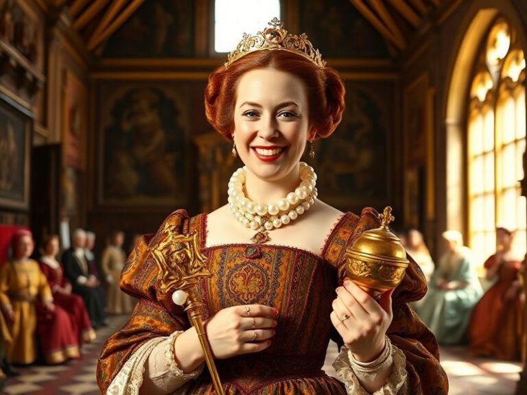 A vibrant stage at the Merie Monarch Festival with hula dancers in traditional attire performing under torchlight, surrounded