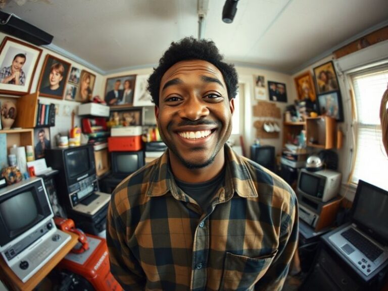 A promotional still from the Malcolm in the Middle reboot featuring the Wilkerson family sitting on a worn-out couch in a clu