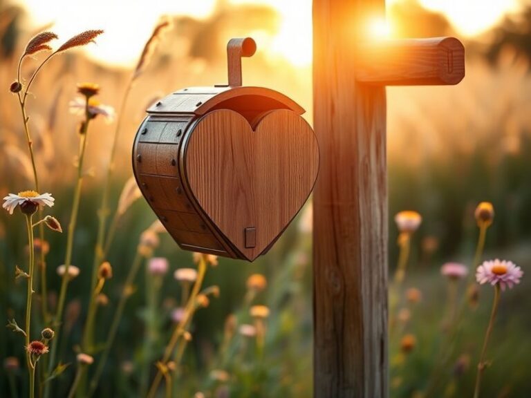 A warm, cinematic shot of Erin Krakow as Elizabeth Thatcher standing on a wooden bridge in a golden prairie landscape, with v