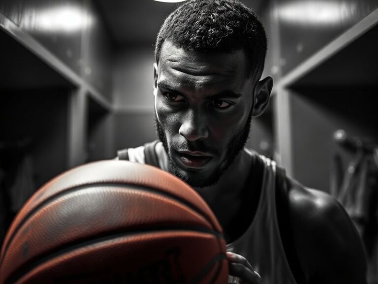 A dynamic action shot of David Roddy in a Phoenix Suns jersey, mid-game with a determined expression, showcasing his offensiv