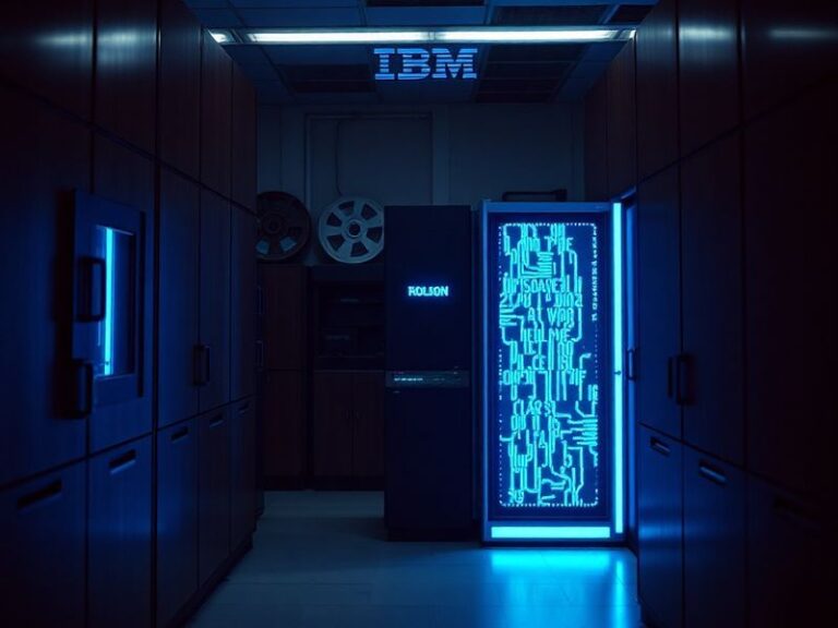 A moody promotional image of Watson standing in a rain-soaked city alley, holding a flashlight and looking determined, with n