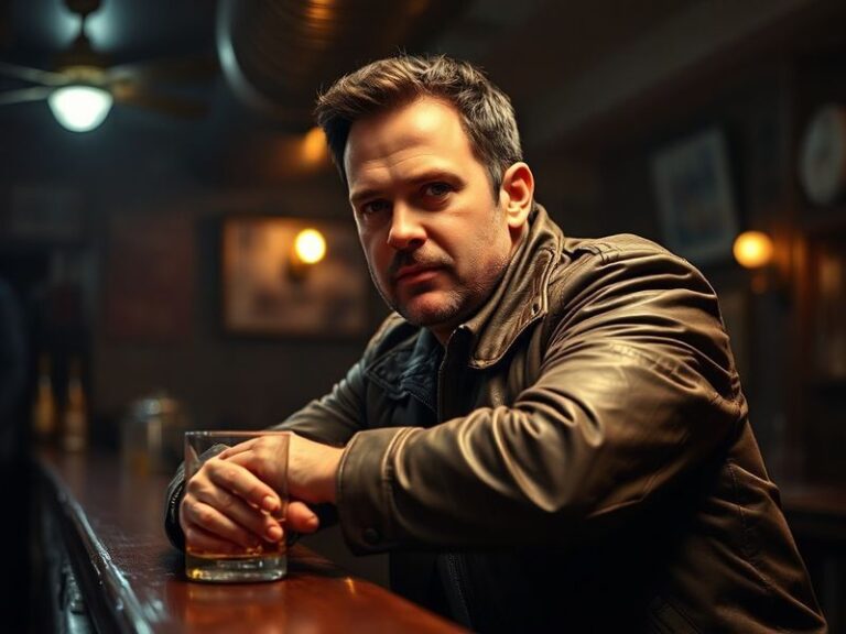 Ben Affleck on set, wearing a baseball cap and casual clothing, directing a scene with a focused expression. The background s