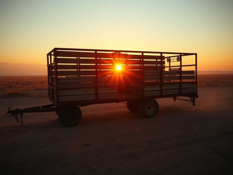 A cinematic still from the Sunrise on the Reaping trailer, featuring Katniss Everdeen in a dimly lit District 12 street, surr