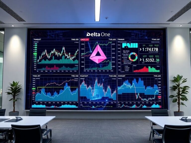 A panoramic view of Delta’s new Delta One Suite on an Airbus A350, showcasing the fully enclosed suites, premium leather seat