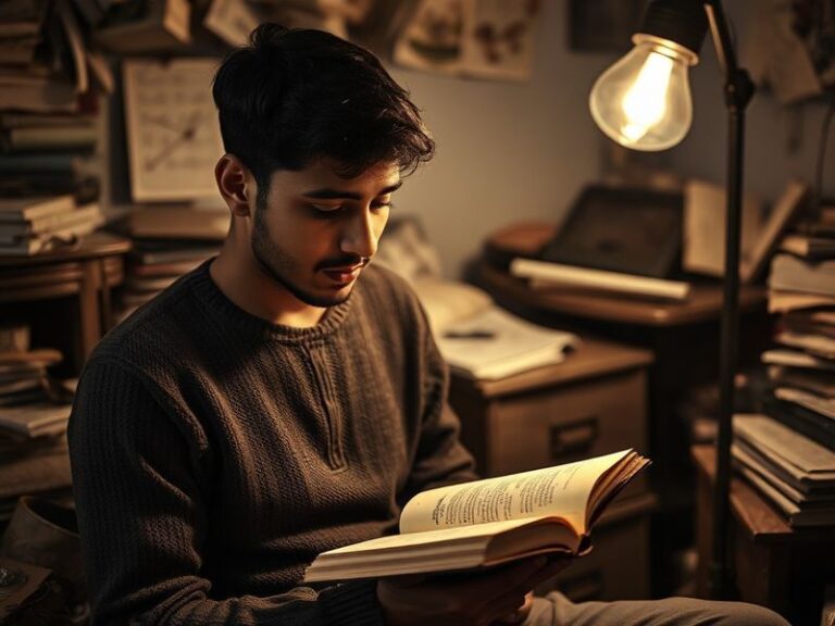 A dynamic live performance shot of Sakib Hussain on stage, bathed in colorful stage lights, playing a hybrid electronic instr
