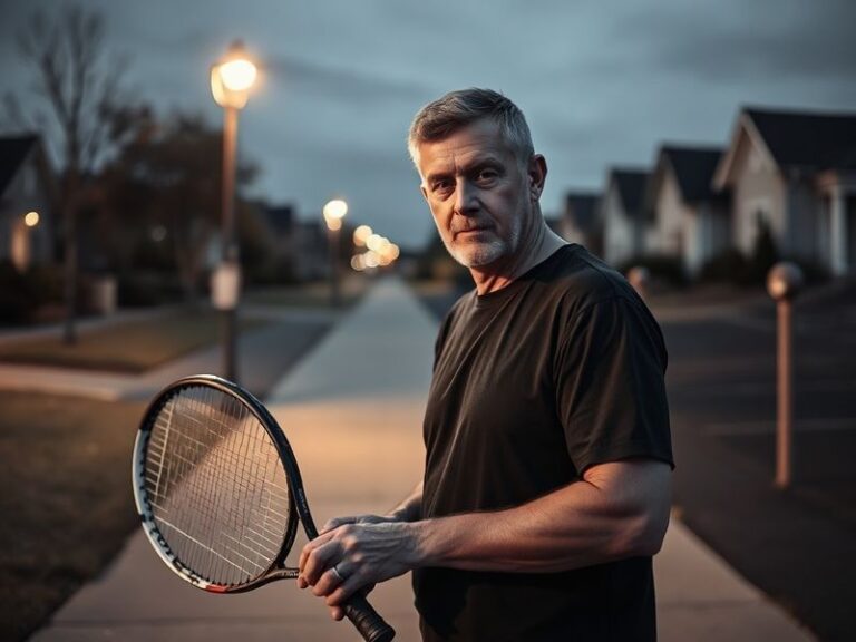 A split-screen image showing Darren Harris in a 2005 newsroom setting on the left and delivering a podcast in a modern studio