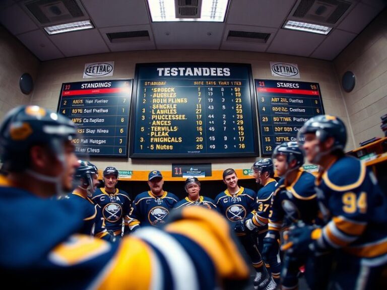 sabres standings