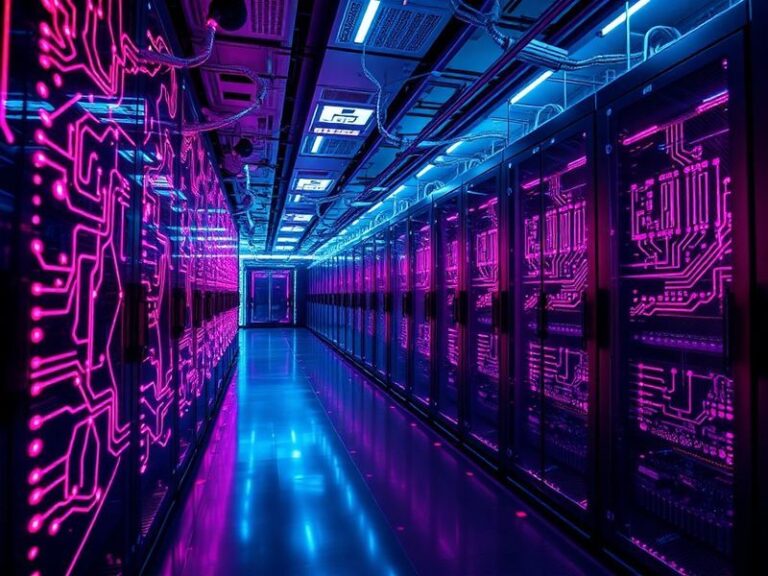 A split-image collage: on the left, a digital artist in Tokyo uses AI software on a high-tech tablet; on the right, a musicia