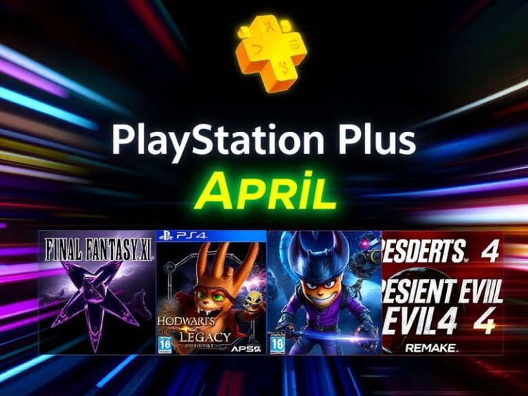 A sleek, futuristic gaming setup featuring a PlayStation 5 console, DualSense controller, and a curved monitor displaying the