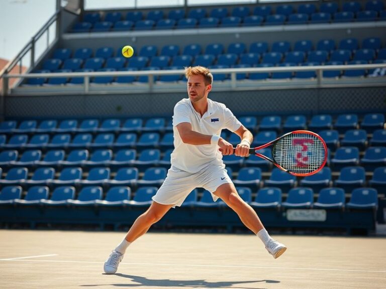 A dynamic action shot of Otto Virtanen mid-serve on a hard court, showcasing his powerful stance, focused expression, and the