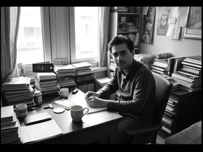 A dynamic shot of Samet Yiğitoğlu mid-performance, with a blurred urban Turkish background, vibrant lighting, and a confident