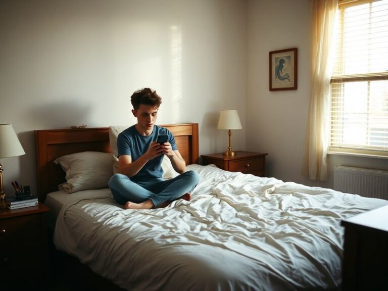 A candid photo of Noah Price in his mid-20s, wearing casual athletic wear, standing in a community sports field during golden