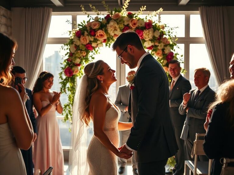 A split-screen image of a MAFS Australia wedding ceremony on one side and a dramatic therapy session on the other, capturing