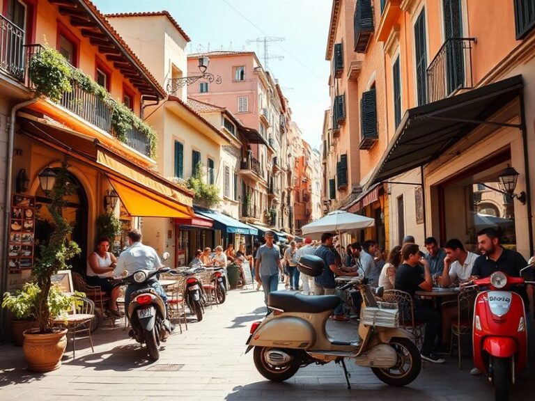 A rustic wooden table set with a checkered cloth, featuring a wooden bowl of fresh pasta, a loaf of crusty bread, a wedge of